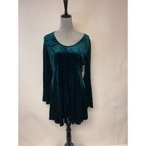 Pyramid Collection Dress Velour Mini HOCO Forestfairy Glam Fall Womens Size XL